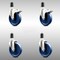 Service Caster 5 Inch 316SS Solid Poly Swivel 1-5/8 Inch Expanding Stem Caster Lock Brake, 2PK SCC-SS316TTLEX20S514-SPUS-2-S-2-158 - alternate 3